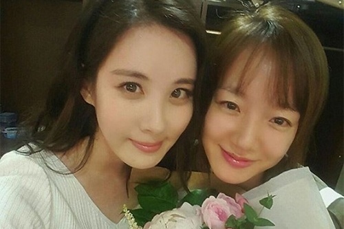 少女時代のソヒョンが女優イム・スジョンとの仲の良さを証明した。写真：ソヒョンのインスタグラム