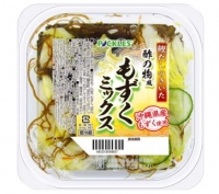 ピックルスコーポレーション＜２９２５＞（ＪＱＳ）は、「鰹だしのきいた酢の物風もずくミックス」を６月１日に発売する。