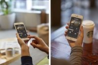 スターバックス公式アプリ利用のイメージ（スターバックス発表資料より）