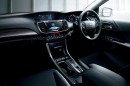 アコード 「HYBRID EX」の内装(点灯画面はハメコミ合成、ホンダの発表資料より) アコード 「HYBRID EX」の内装(点灯画面はハメコミ合成、ホンダの発表資料より)