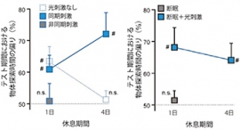 マウスの記憶定着イメージ図(理化学研究所発表資料より) マウスの記憶定着イメージ図(理化学研究所発表資料より)
