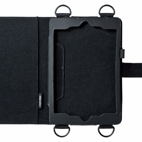 iPad mini 4専用のショルダーベルト付きケース「PDA-IPAD711」（サンワプライ発表資料より）