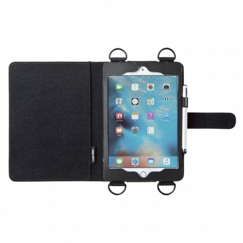 iPad mini 4専用のショルダーベルト付きケース「PDA-IPAD711」（サンワプライ発表資料より）