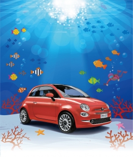 FCAジャパンが100台限定で販売する「Fiat 500 Corallo」 （FCAジャパンの発表資料より）