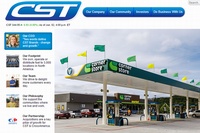 セブン&アイ・ホールディングスは、米CSTブランヅ（CST Brands）から、カリフォルニア州とワイオミング州のガソリンスタンド・コンビニ店舗79店を取得する。写真は、CST社のウェブサイト。