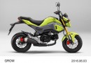 ホンダが外観を一新して発売する125ccスポーツバイク「グロム」。(レモンアイスイエロー、写真提供:ホンダ) ホンダが外観を一新して発売する125ccスポーツバイク「グロム」。(レモンアイスイエロー、写真提供:ホンダ)
