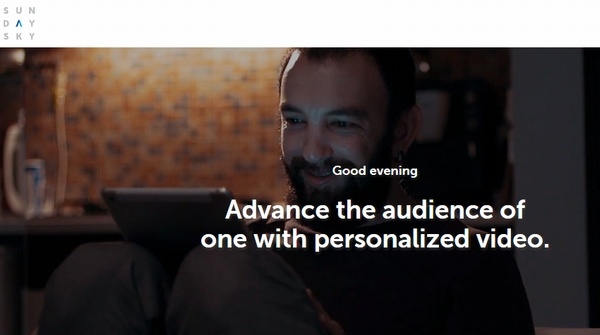 NTTドコモ・ベンチャーズが出資したイスラエルのスタートアップ企業SundaySky　Ltd．のWebサイト。