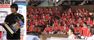 明治杯全日本選抜選手権大会（東京・代々木第２体育館・５月２７日から３日間開催）で、クリナップ＜７９５５＞（東１）のレスリング部から出場した、鈴木博恵選手（女子７５㎏級）が優勝、田野倉翔太選手（グレコローマン５９㎏級）が準優勝する好成績を記録するなど大活躍した。