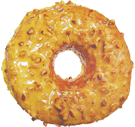 『ピーカンナッツ＆キャラメル（ベーカリードーナッツ）』（Doughnut Plant Tokyo発表資料より）