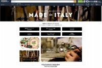 「MADE in ITALY ストア」サイト（アマゾン発表資料より）