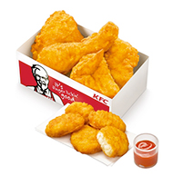 日本ケンタッキー・フライド・チキンが創業日に合わせて発売する「創業記念パック」。（同社発表資料より）