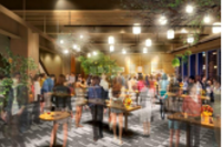 「GINZA PLACE CAFE（仮称）」店内イメージ（サッポロ不動産開発発表資料より）