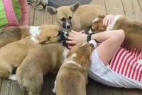 かわいい～といったお姉さんめがけて集中攻撃です！…笑。