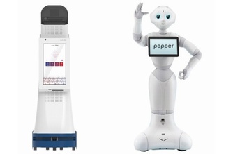 ナビーとPepper（パルコ発表資料より）