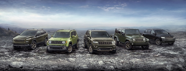 Jeep Wrangler 75th Anniversary Edition/Jeep Wrangler Unlimited 75th Anniversary Edition/Jeep Grand Cherokee 75th Anniversary Edition（FCAジャパンの発表資料より）