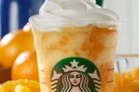 クラッシュ オレンジ フラペチーノ（スターバックス発表資料より）