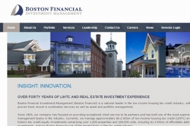 オリックスが買収した米国の金融会社ボストン・ファイナンシャル・インベストメント・マネジメントのWebサイト。 オリックスが買収した米国の金融会社ボストン・ファイナンシャル・インベストメント・マネジメントのWebサイト。