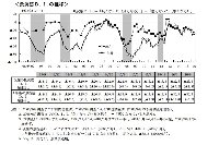 景況感D.I.の推移（日本銀行発表資料より）