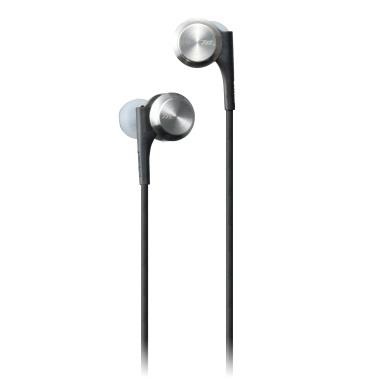 高精細なハイレゾ音源を再現するという日立マクセルのカナル型ヘッドホン「Graphene」（写真：同社発表資料より）