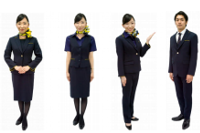 スカイマークの新しい制服（スカイマーク発表資料より）
