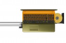 個性的なカラーリング、デザインが特徴のノートパソコン「VAIO C15」（写真提供：VAIO）