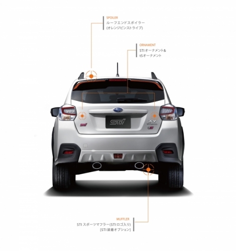 「SUBARU XV HYBRID」をベースとした特別仕様車「SUBARU XV HYBRID tS」。 （写真提供：富士重工業）