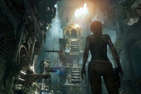 スクウェア・エニックスは、「トゥームレイダー」シリーズの最新作「ライズ オブ ザ トゥームレイダー」のPlayStation 4用日本語版を10月13日に発売する。（写真：同社発表資料より）Tomb Raider © Square Enix Ltd. 2016. Published by Square Enix Co., Ltd. Square Enix and the Square Enix logo are registered trademarks of Square Enix Holdings Co., Ltd. Lara Croft, Tomb Raider, Crystal Dynamics, the Crystal Dynamics logo, Eidos, and the Eidos logo are trademarks of Square Enix Ltd.