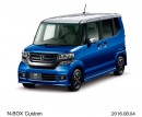 N-BOX Custom 特別仕様車 SSパッケージ 2トーンカラースタイル (ブリリアントスポーティブルーメタリック&シルバー)（写真提供：ホンダ）