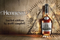 「ヘネシー V.S リミテッドエディション by スコット・キャンベル」の希望小売価格は3950円(700ml/税別)
