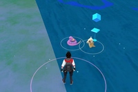 アーボの巣、尾久の原公園。アーボはやはり多く出現した。1時間あまりの滞在中、カラカラにも1体遭遇した。