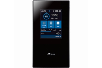 モバイルWi-Fiルーター「Aterm MR05LN」（写真：NTTコミュニケーションズ発表資料より）