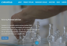 大日本住友製薬の米国子会社サノビオンはカナダの創薬ベンチャー、シナプサス社を買収することで合意したと発表した。写真は、シナプサス社のWebサイト。 大日本住友製薬の米国子会社サノビオンはカナダの創薬ベンチャー、シナプサス社を買収することで合意したと発表した。写真は、シナプサス社のWebサイト。