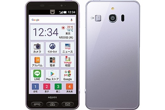 約5インチの大画面液晶を搭載したシニア向けスマートフォン「シンプルスマホ3」（ソフトバンクの発表資料より）