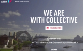 電通グループが買収するオーストラリアのマーケティング支援会社、ウィズ・コレクティブ・サービシズのWebサイト。