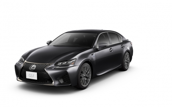レクサスが一部改良して発売する4ドアスポーツセダン「GS F」（ダークグレーマイカ）（写真提供：トヨタ自動車）