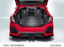 ホンダがパリモーターショーで公開した「シビック」シリーズの5ドアモデル、新型「シビック ハッチバック」（写真提供：ホンダ）