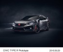 ホンダがパリモーターショーで公開した新型「シビック TYPE R」プロトタイプモデル（写真提供：ホンダ）