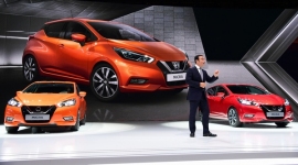 日産自動車は、2016年パリモーターショーで5代目となる新型「マイクラ」を世界初公開した。（写真提供：日産自動車）