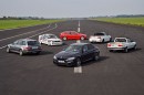 ビー・エム・ダブリューは、高性能スポーツカー「M3セダン」の特別限定車「30 Jahre M3」を発売する。写真は、歴代のM3ファミリー。（写真提供：BMW）