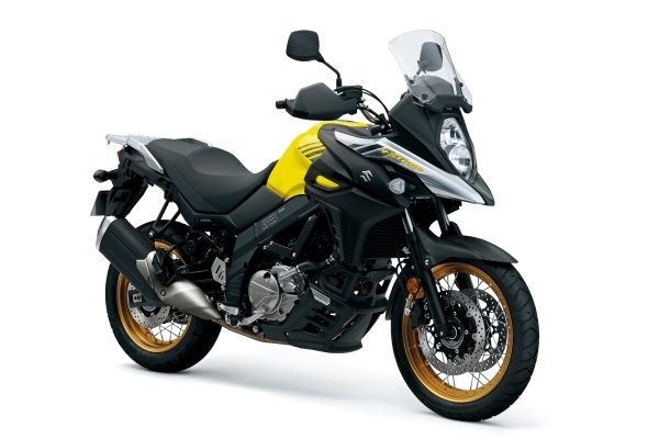 スズキが二輪車の国際見本市「インターモト」で発表した新型「V-Strom650XT」（写真提供：スズキ）
