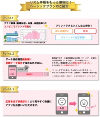 日本エンタープライズ<4829>(東1)は、女性向けヘルスケアアプリ『女性のリズム手帳』(Google Play/App Store)において、全国コンビニエンスストアで基礎体温、体重、体脂肪率の健康データをプリントできるほか、便利な機能に対応した新プランの提供を開始する。