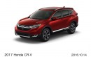 アメリカン・ホンダモーターが今冬発売する北米向け新型SUV「CR-V」(写真提供:ホンダ) アメリカン・ホンダモーターが今冬発売する北米向け新型SUV「CR-V」(写真提供:ホンダ)