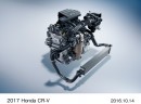 アメリカン・ホンダモーターが今冬発売する北米向け新型SUV「CR-V」の1.5L直噴ターボエンジン(写真提供:ホンダ) アメリカン・ホンダモーターが今冬発売する北米向け新型SUV「CR-V」の1.5L直噴ターボエンジン(写真提供:ホンダ)
