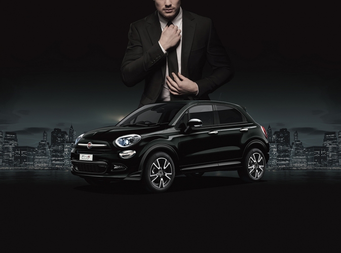 「Fiat 500X Black Tie」と「Fiat 500X Yellow Cross」（FCAジャパンの発表資料より）
