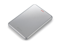 USB 3.1（Gen2）対応の薄型モデル「SSD-PUSU3シリーズ」（カラーシルバー）（写真：バッファロー発表資料より）