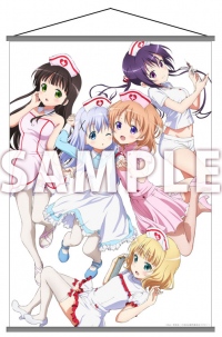 「月曜日のたわわ」「ご注文はうさぎですか??」コミケ献血応援イベント 参加記念B2タペストリー　各1,000本限定発売!©比村奇石/PB/（C）Koi・芳文社／ご注文は製作委員会ですか？？