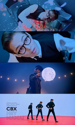 EXOによるユニットEXO-CBX（エクソ・チェン&ベクヒョン&シウミン)の初ミニアルバム『Hey Mama!』がついに公開された。写真：SMエンターテインメント