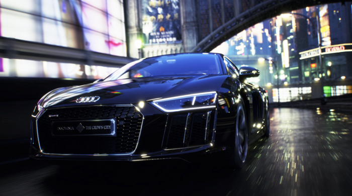 「The Audi R8 Star of Lucis」（スクウェア・エニックスの発表資料より） 
