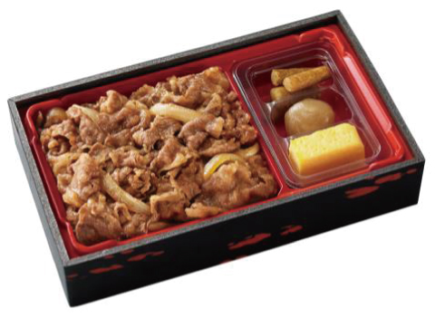 黒毛和牛弁当（すき家発表資料より）