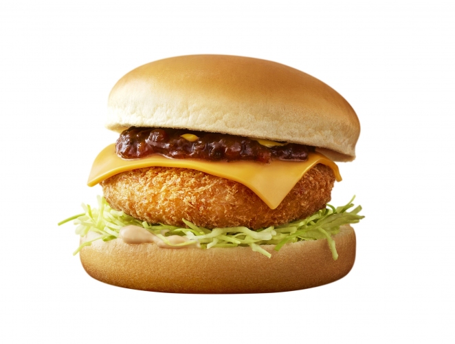 同時発売予定の「超デミチーズグラコロ」（日本マクドナルドの発表資料より）